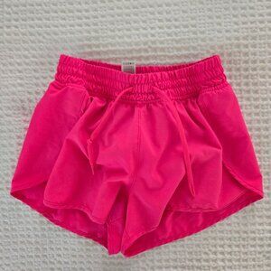 90 Degrees Girls Hot Pink Running Shorts | Size XS (6) Excellent Conditon